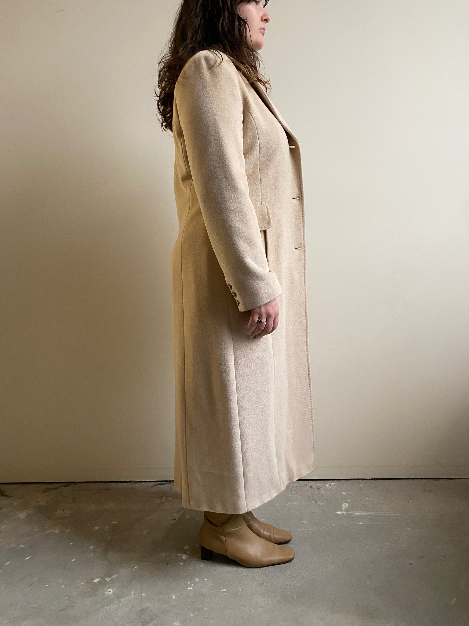 Calvin Klein Angora Trench Coat (M/L)