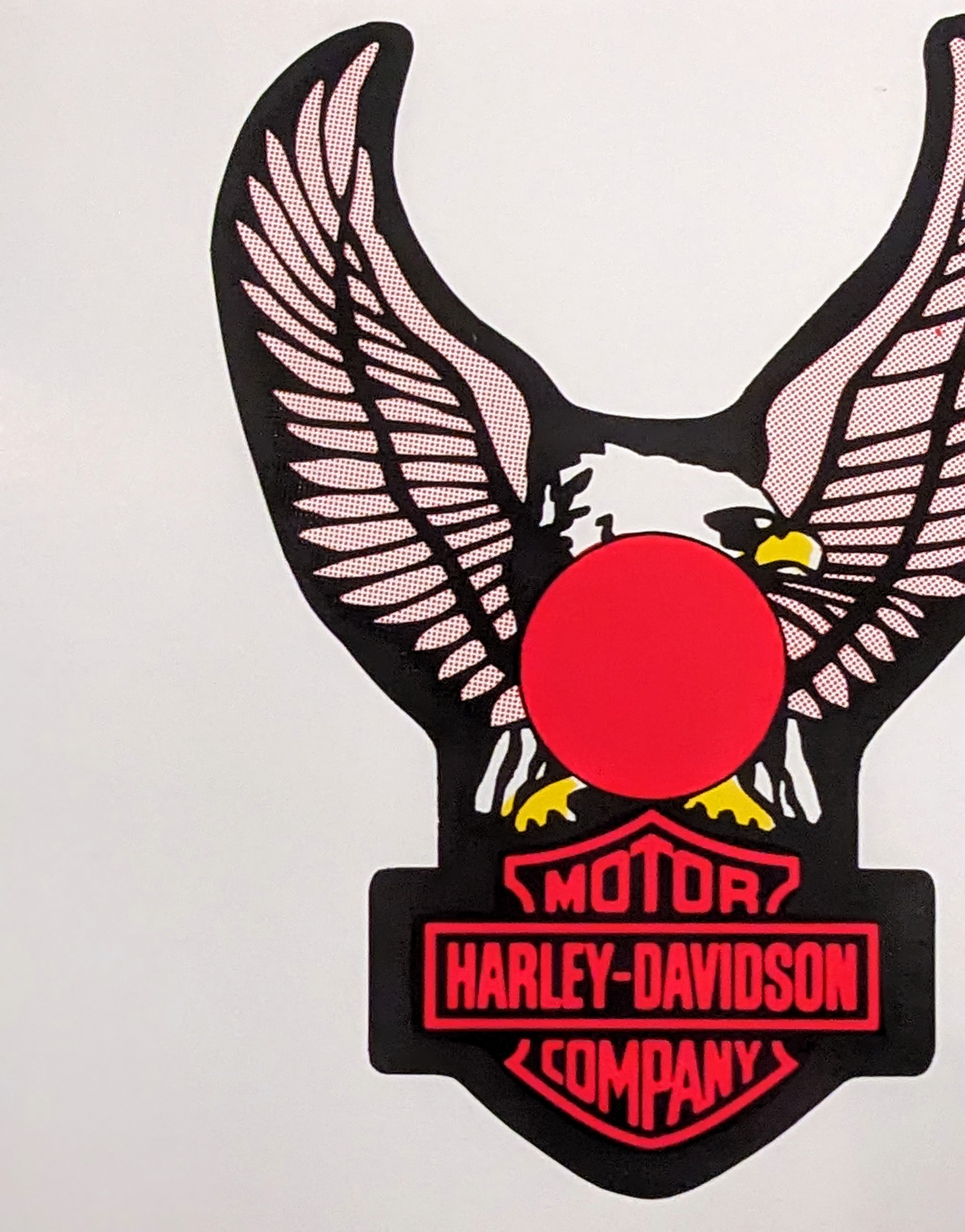 Vintage Harley Davidson Decal Poster – The Nest