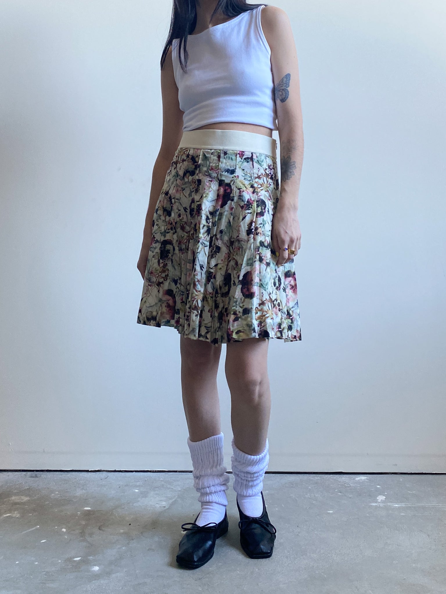 Margaret O'Leary Floral Skirt (S)
