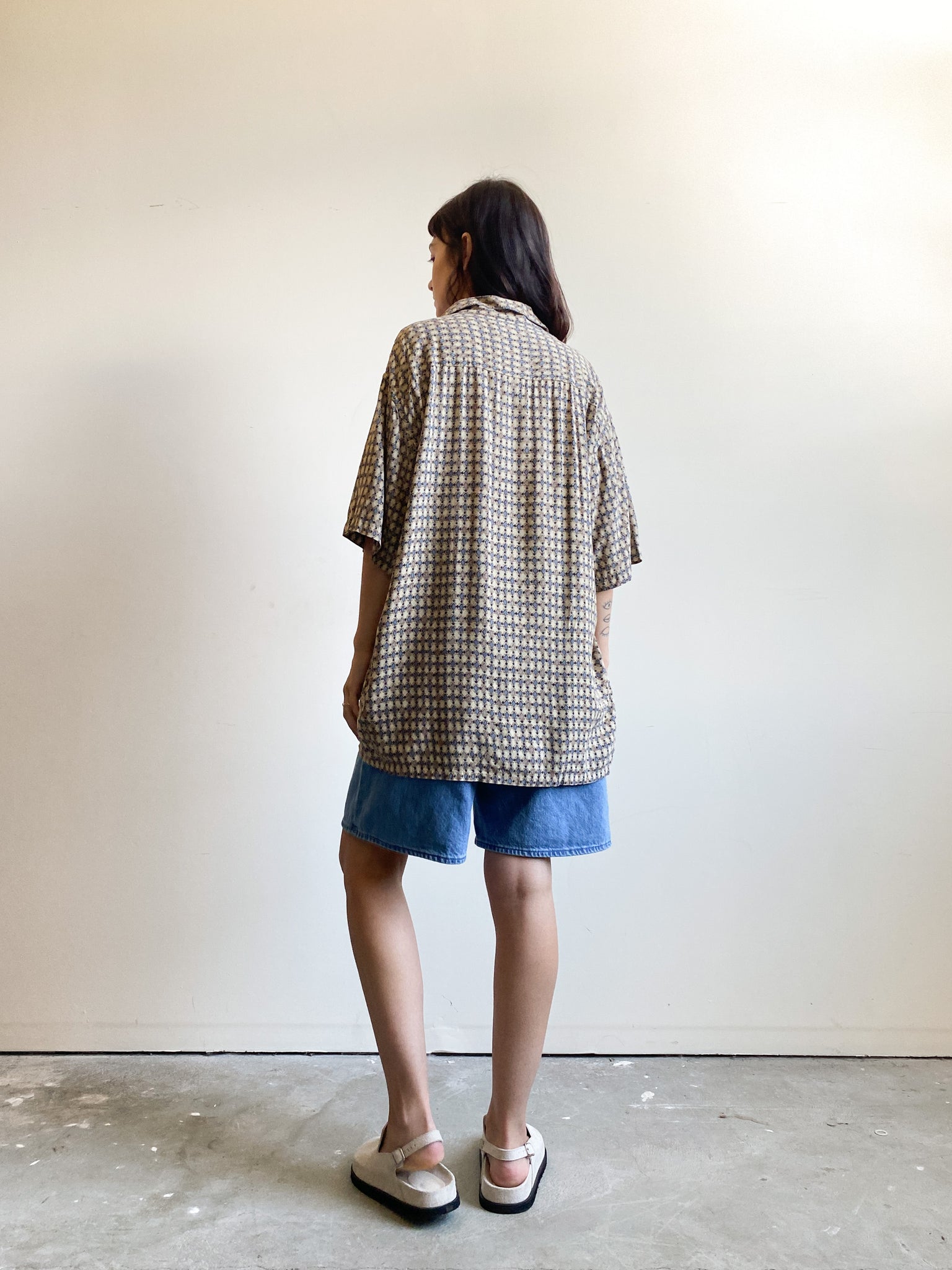Vintage Campia Short Sleeve Button Down (M)