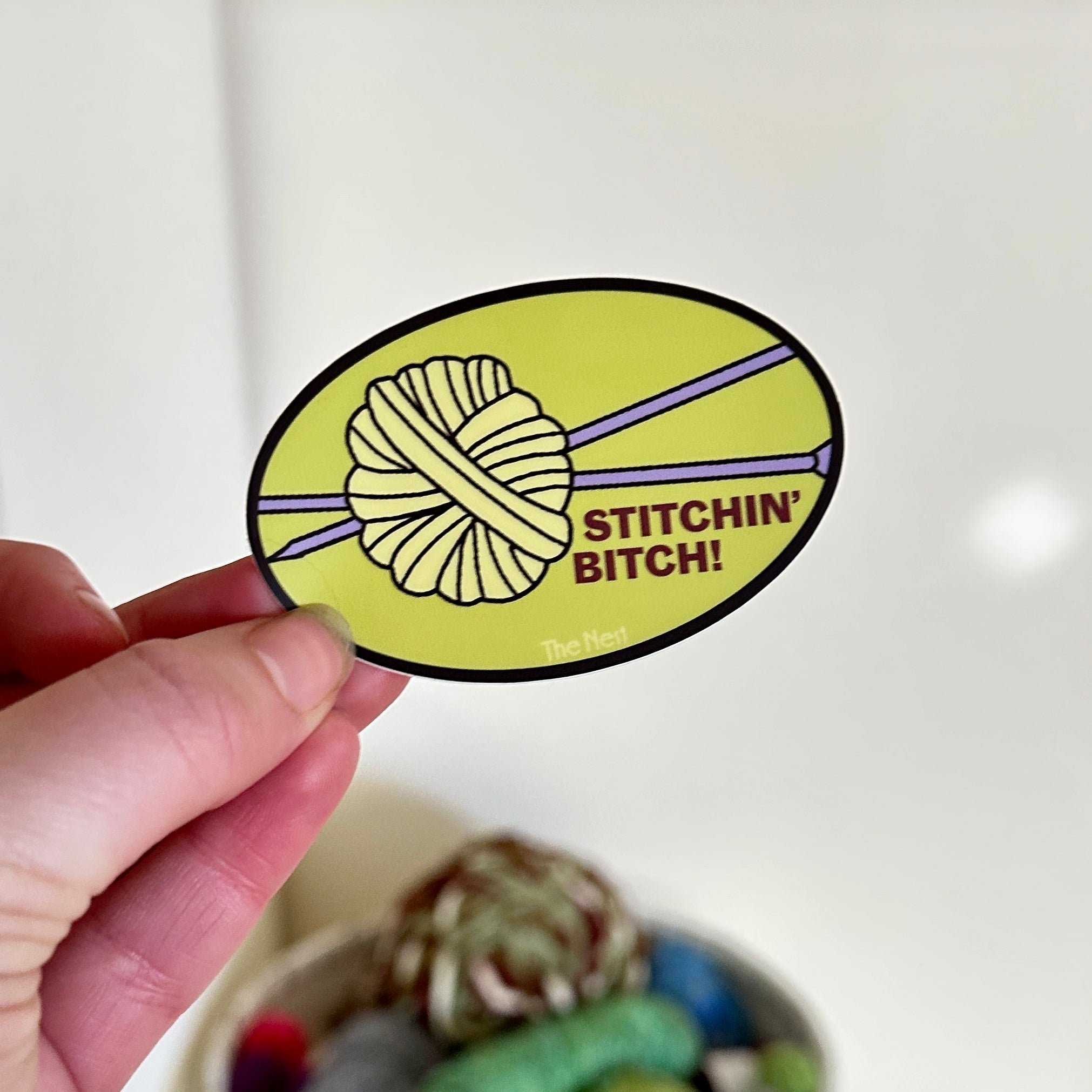 Stitchin' Bitchin' - The Nest Sticker