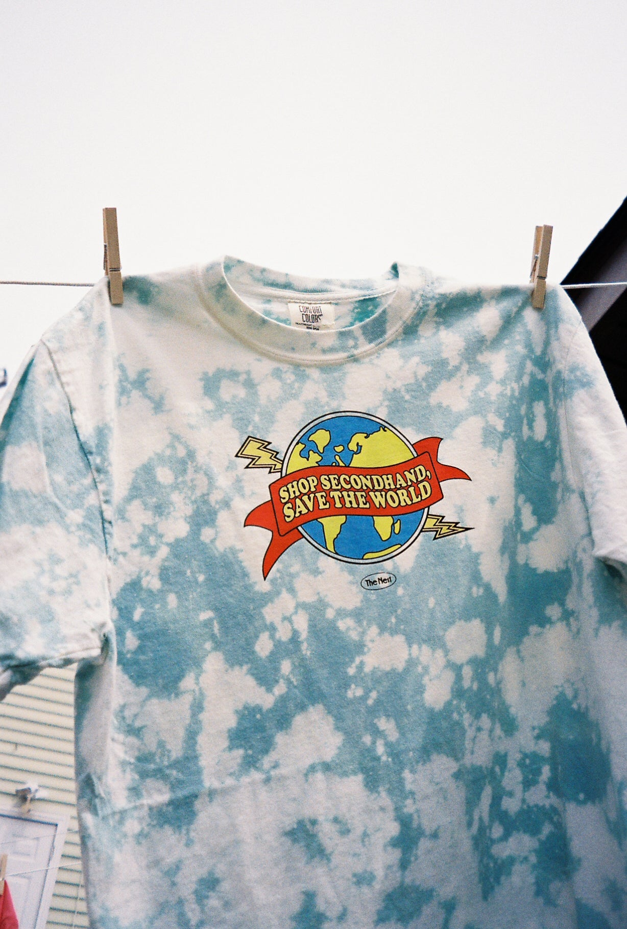 Save The World Tee (printed on secondhand)