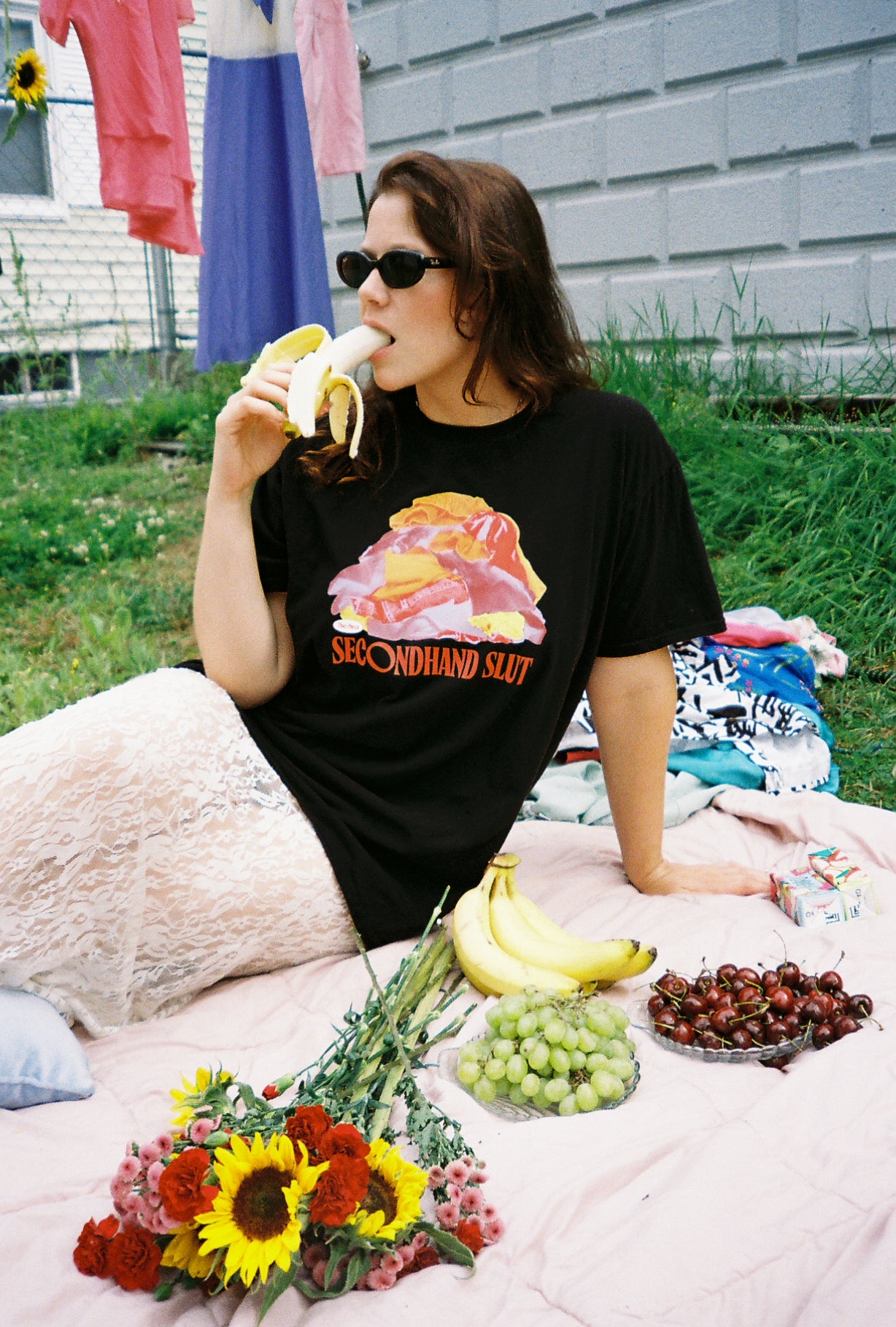 Secondhand Slut Tee (printed on secondhand)
