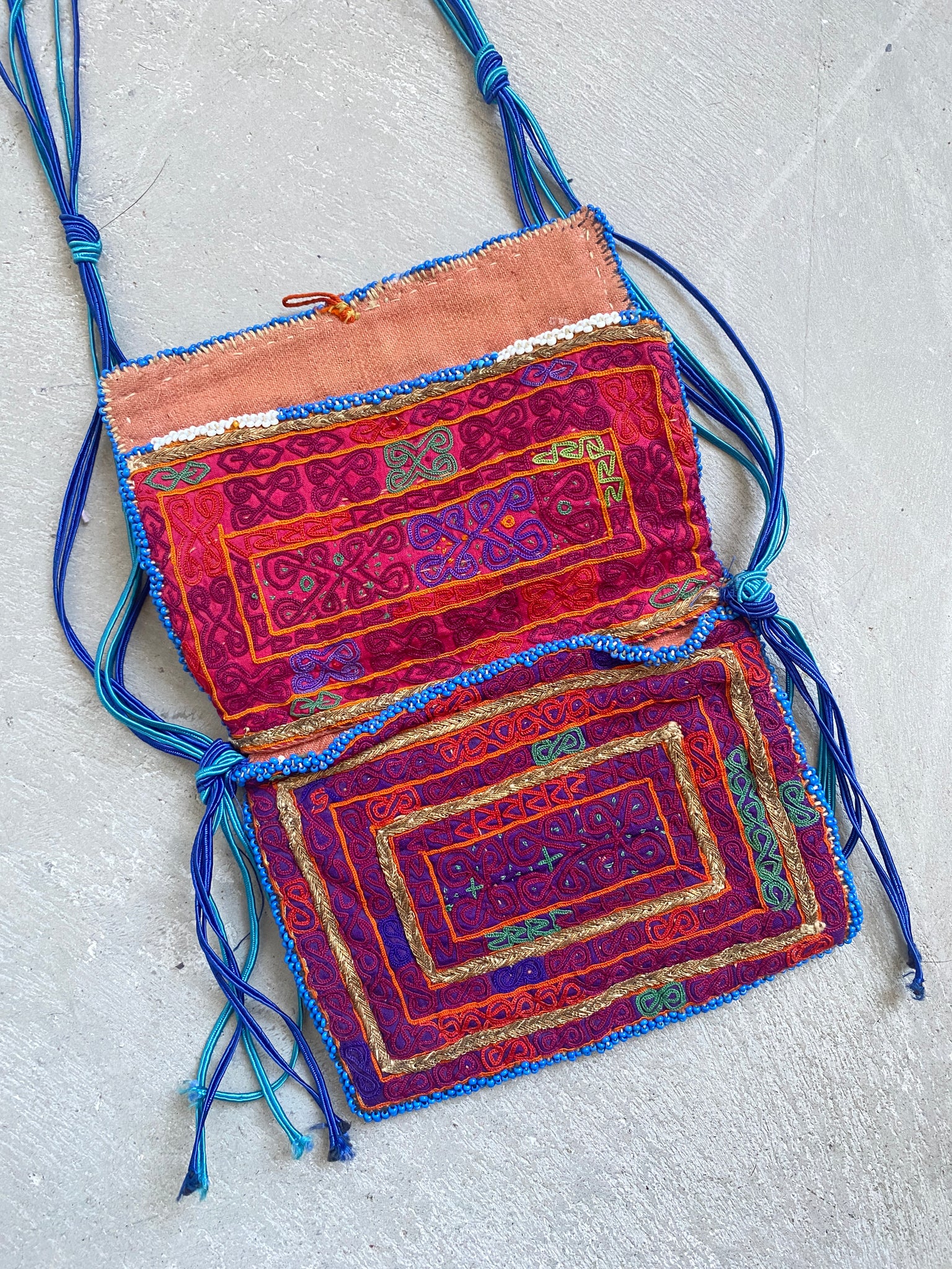 Small Vintage Embroidered Bag
