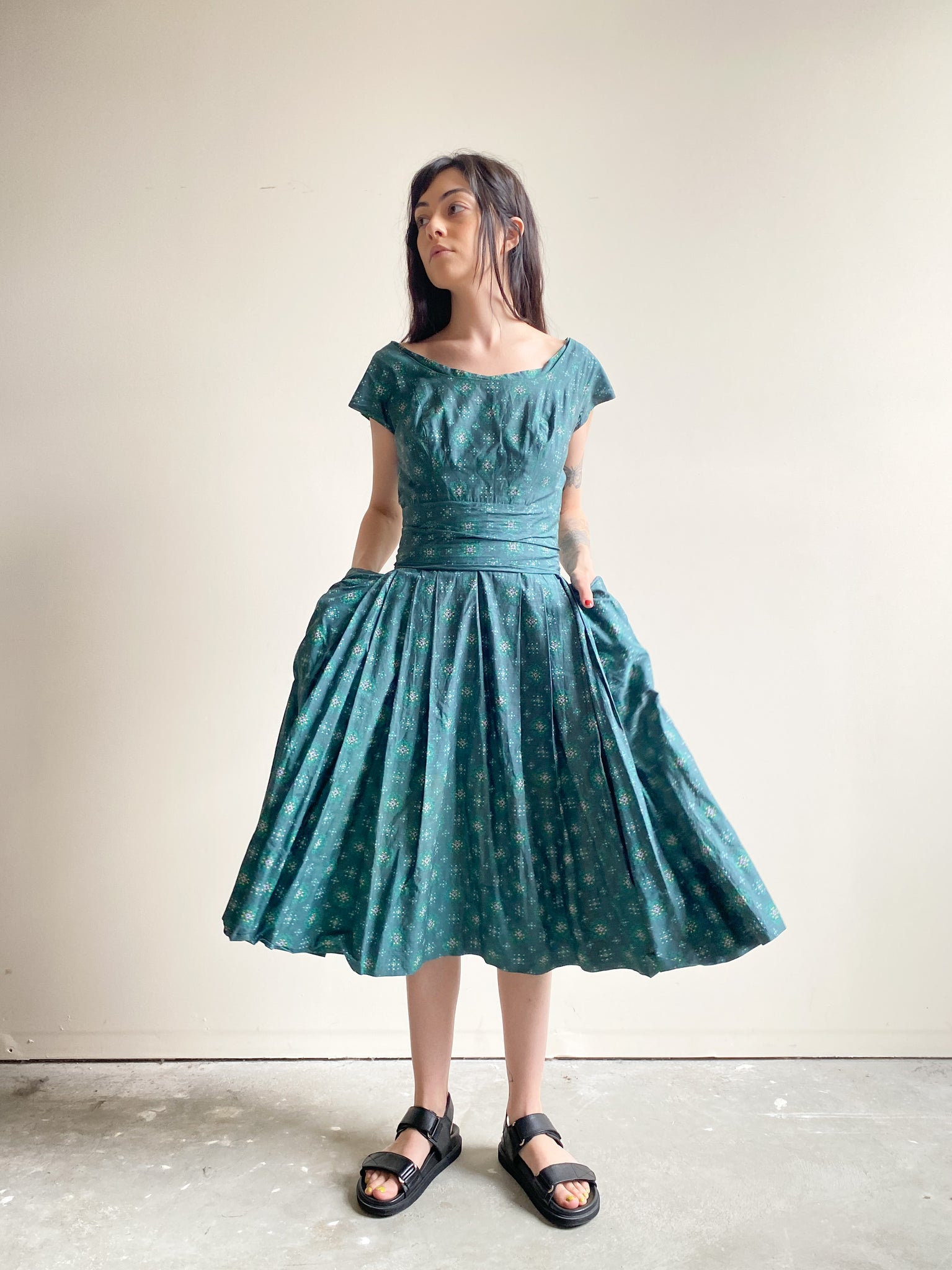 Vintage Pat Premo 1950's Dress (S)