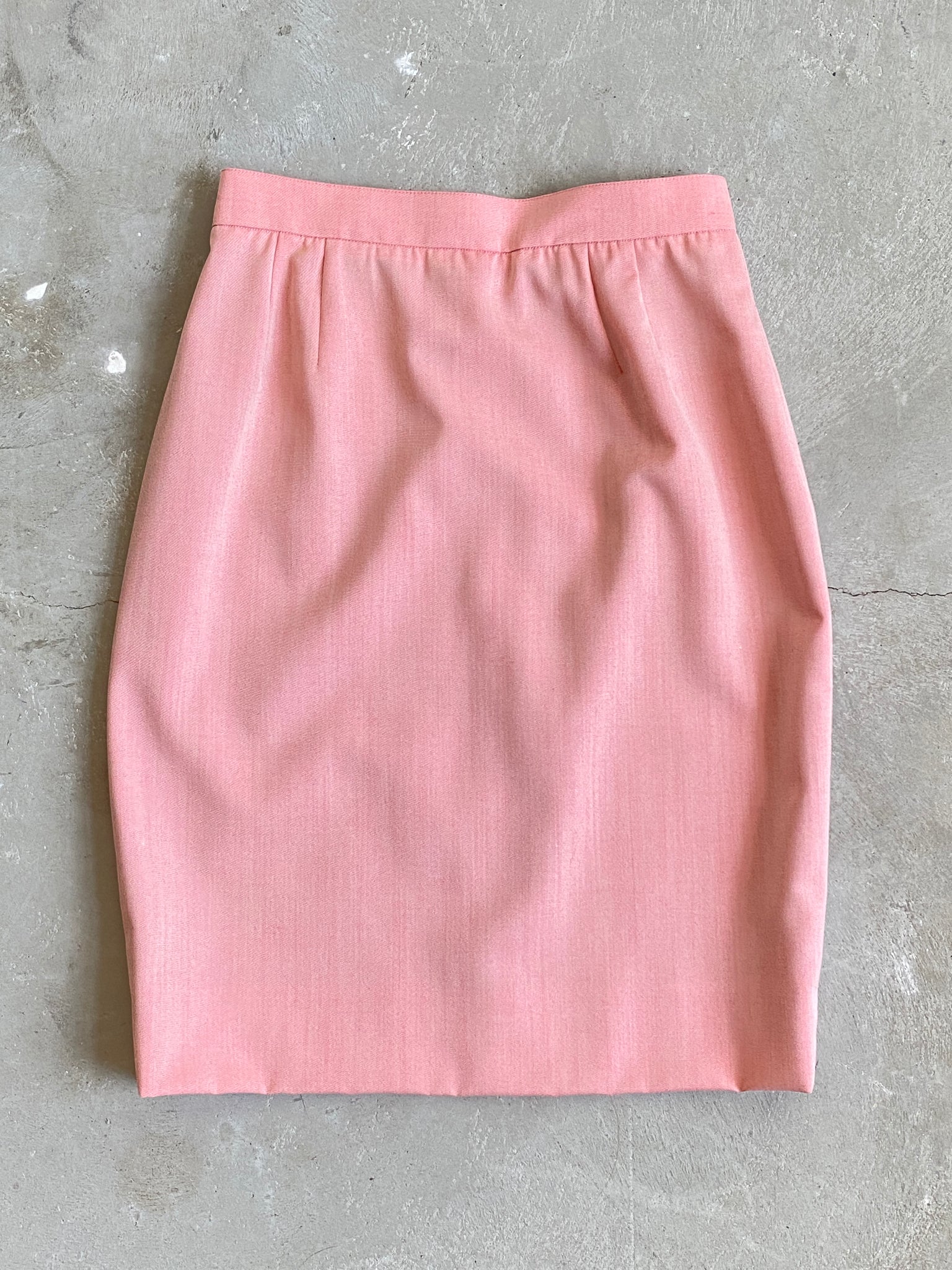 Vintage Ungaro Pink Suit Skirt (XS)