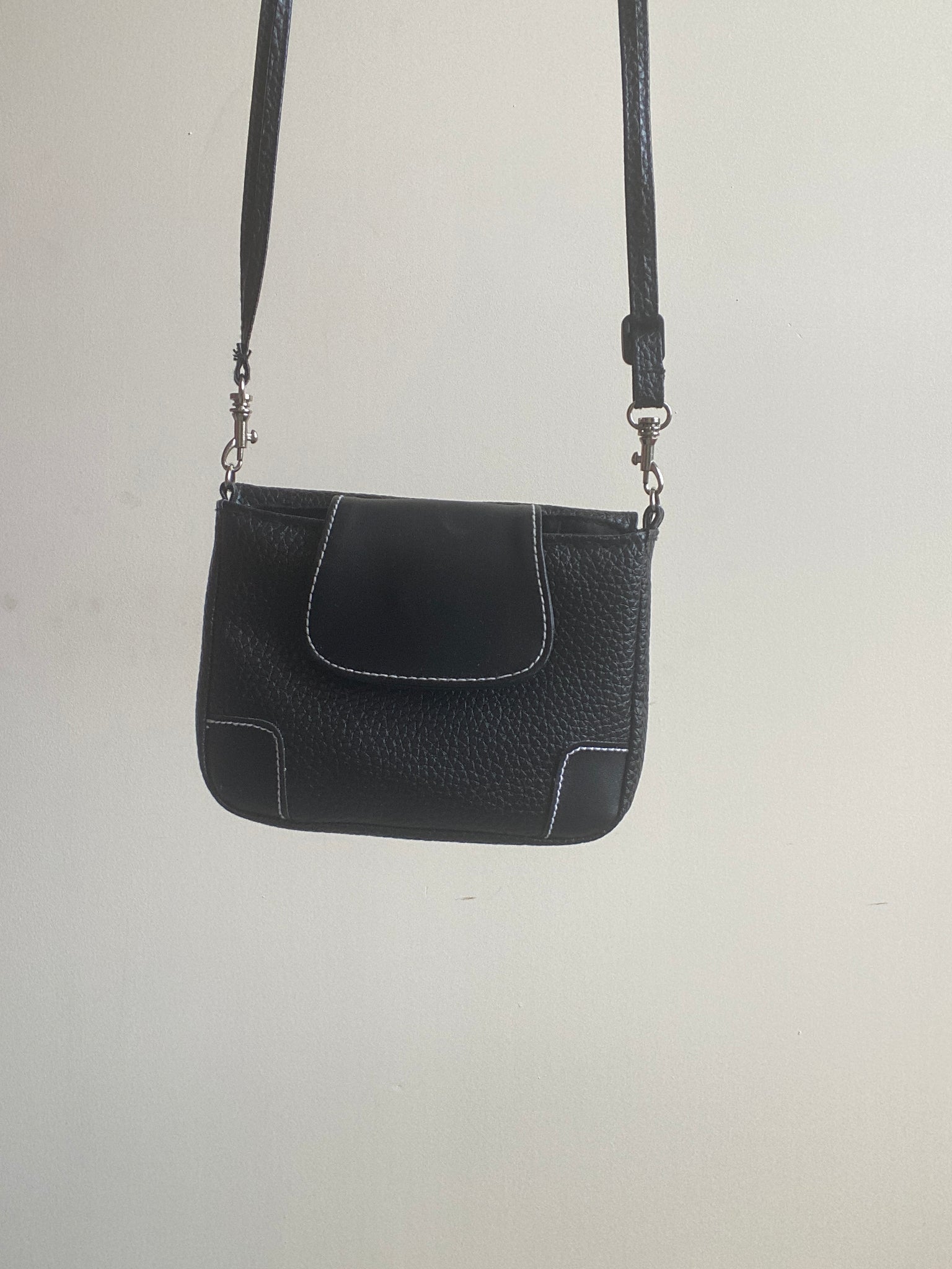 Mini Black Crossbody Envelope Bag