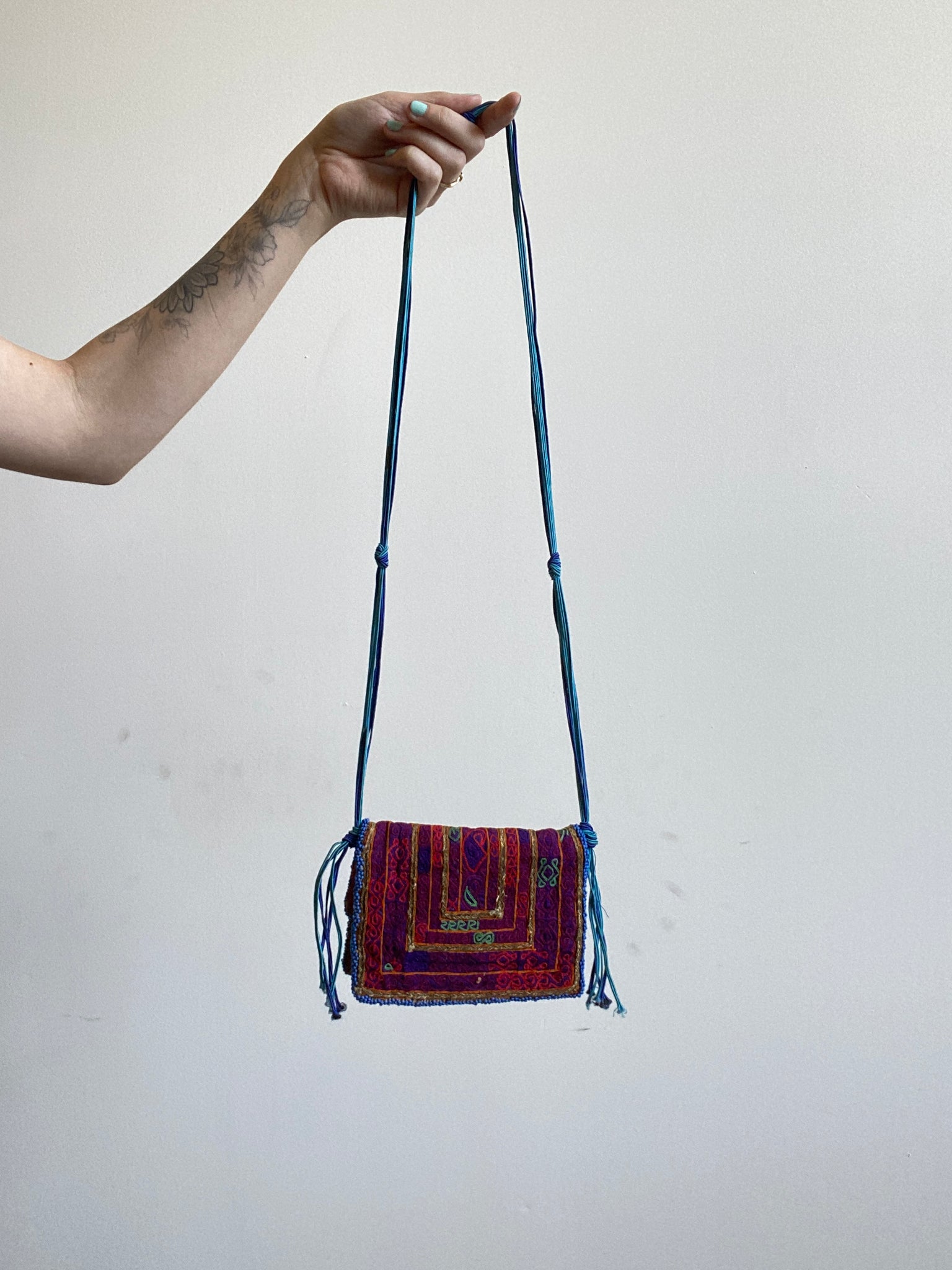 Small Vintage Embroidered Bag