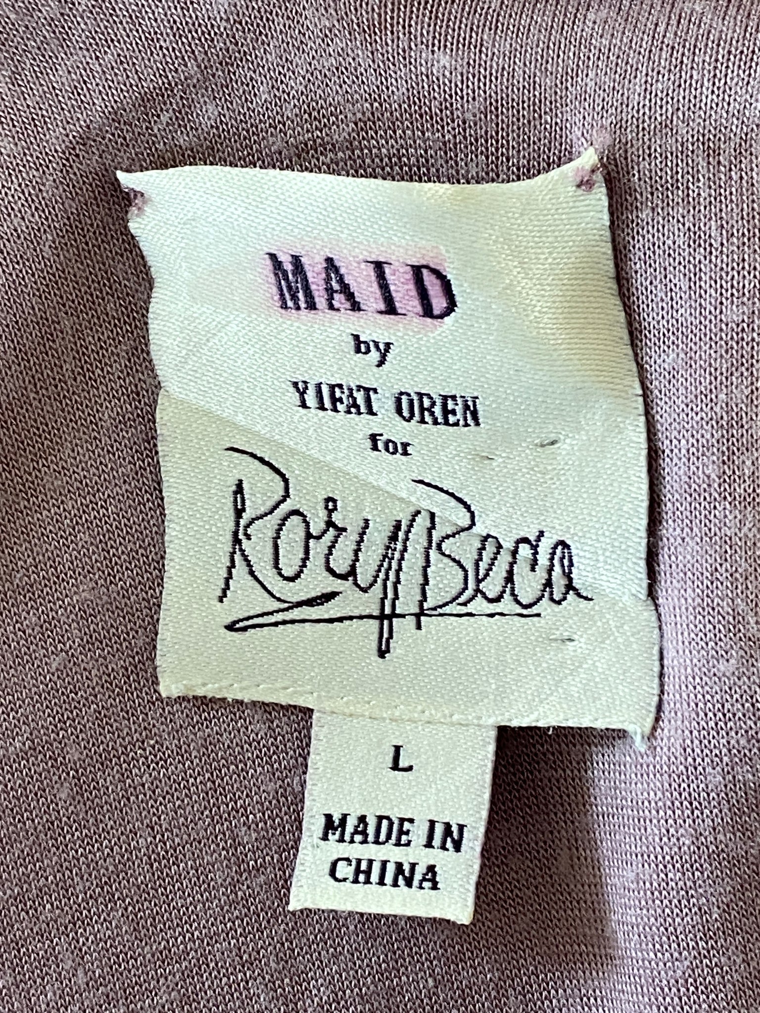 MAID by Yifat Oren for Rory Beca 100% Silk Dress (L)