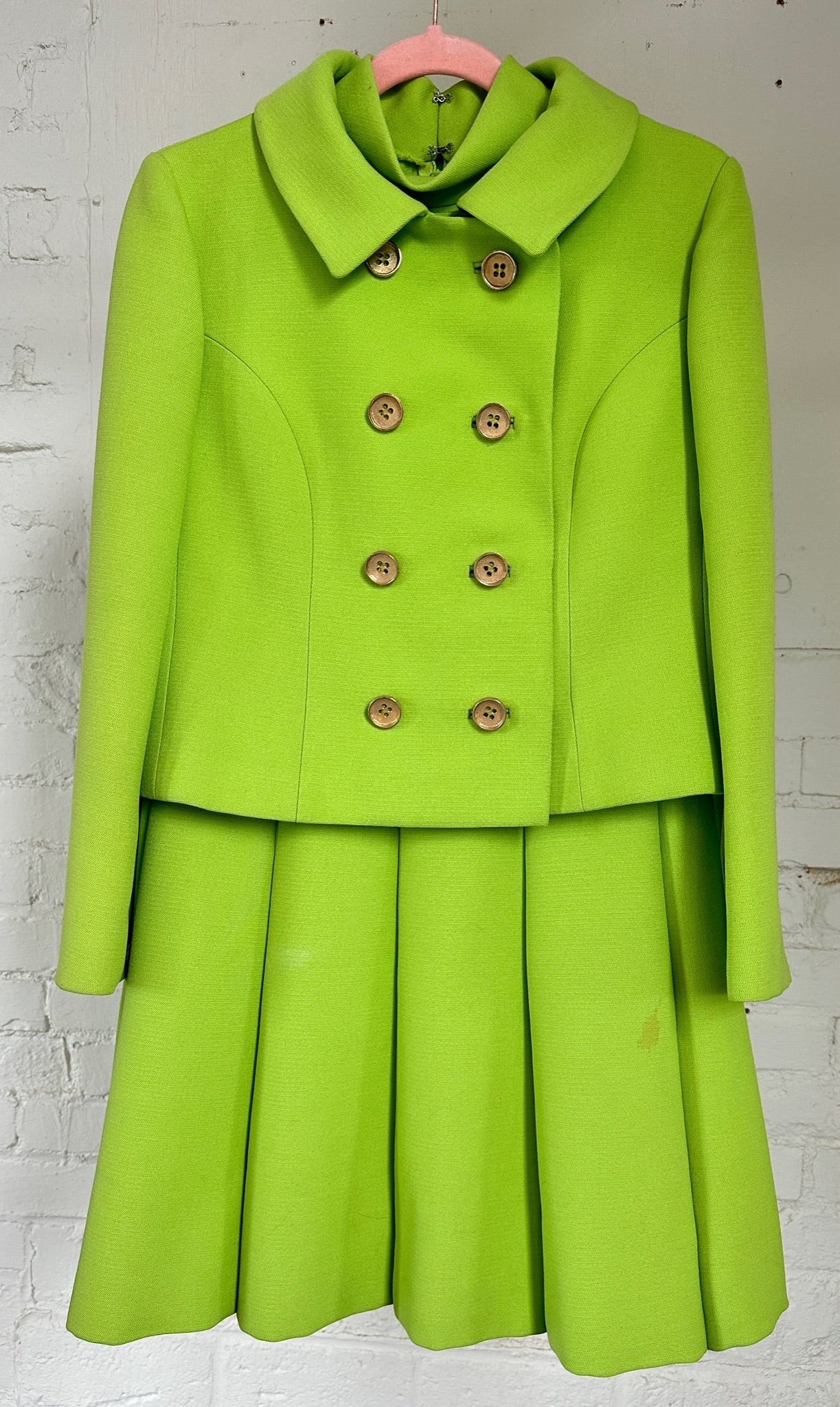 Vintage 1960's Rare Mod T. Jones Dress and Jacket Set (S)