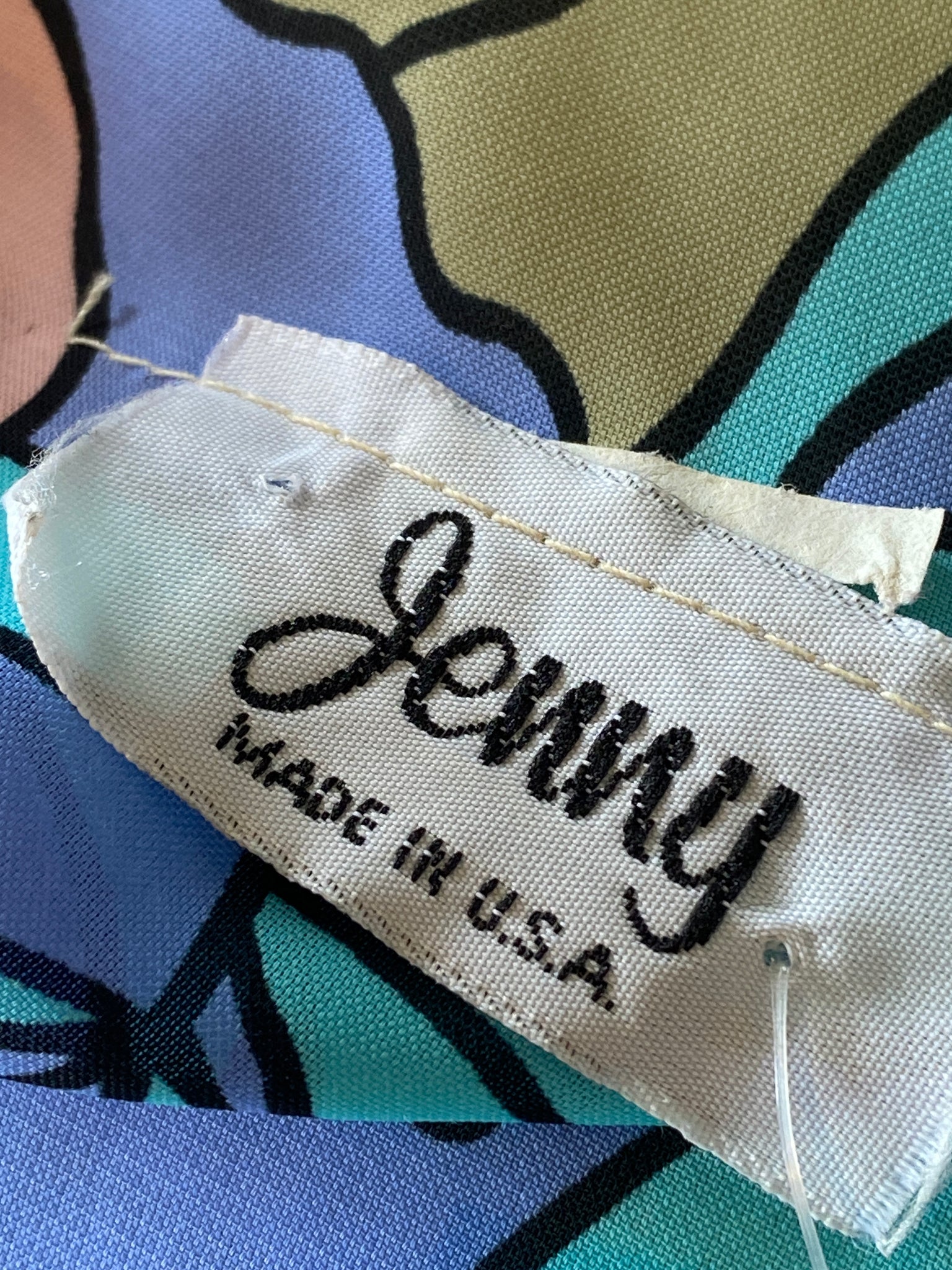 Vintage 1980's Jenny Floral Dress (L)