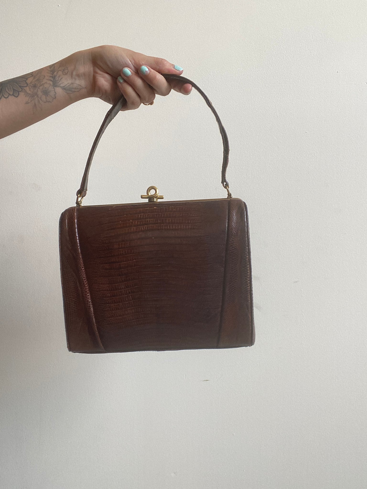 Vintage Escort Brown Leather Bag