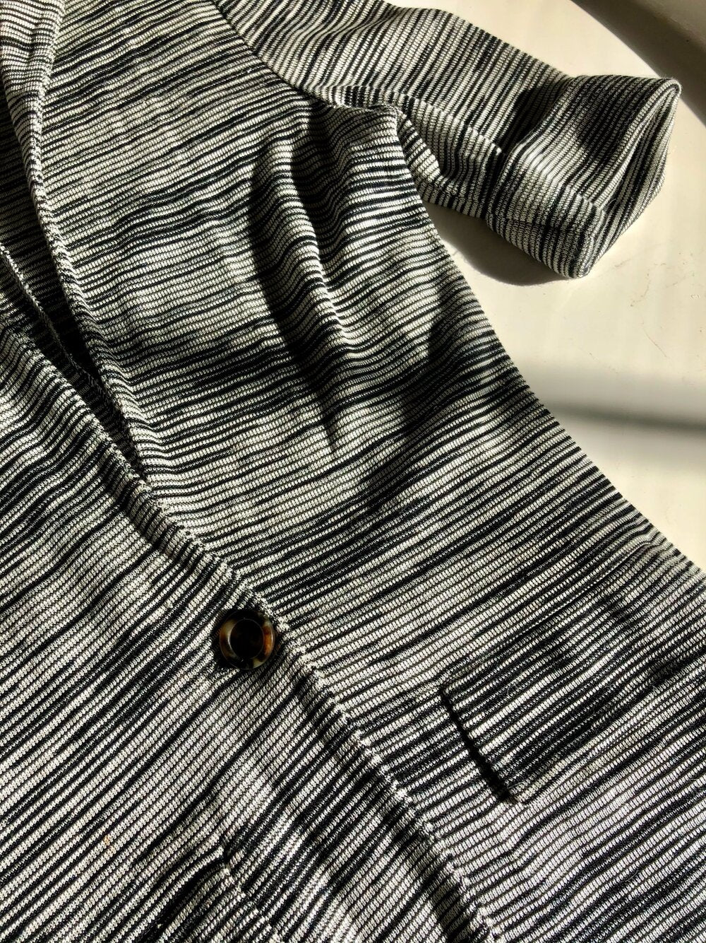 Missoni Striped Knit Short Sleeve Blazer (M)