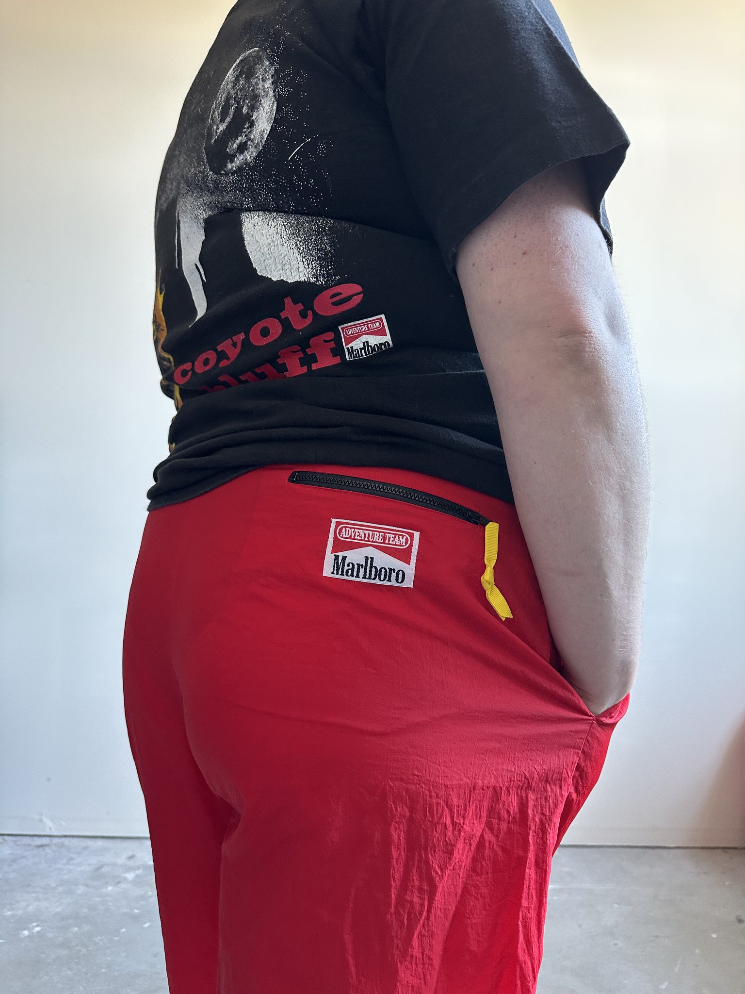 Red Marlboro Adventure Team Nylon Pants (XL/XXL)