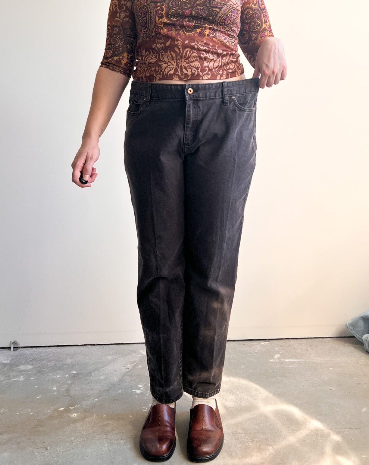 Chocolate Brown Jeans (XL)