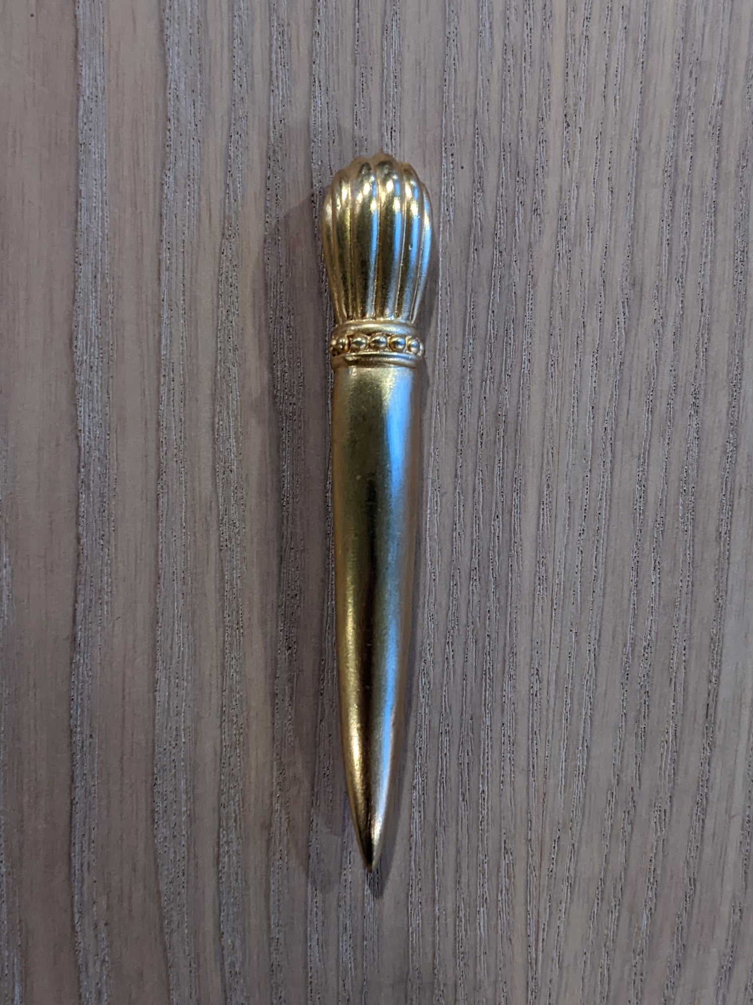 Gold Dagger Vintage Pin