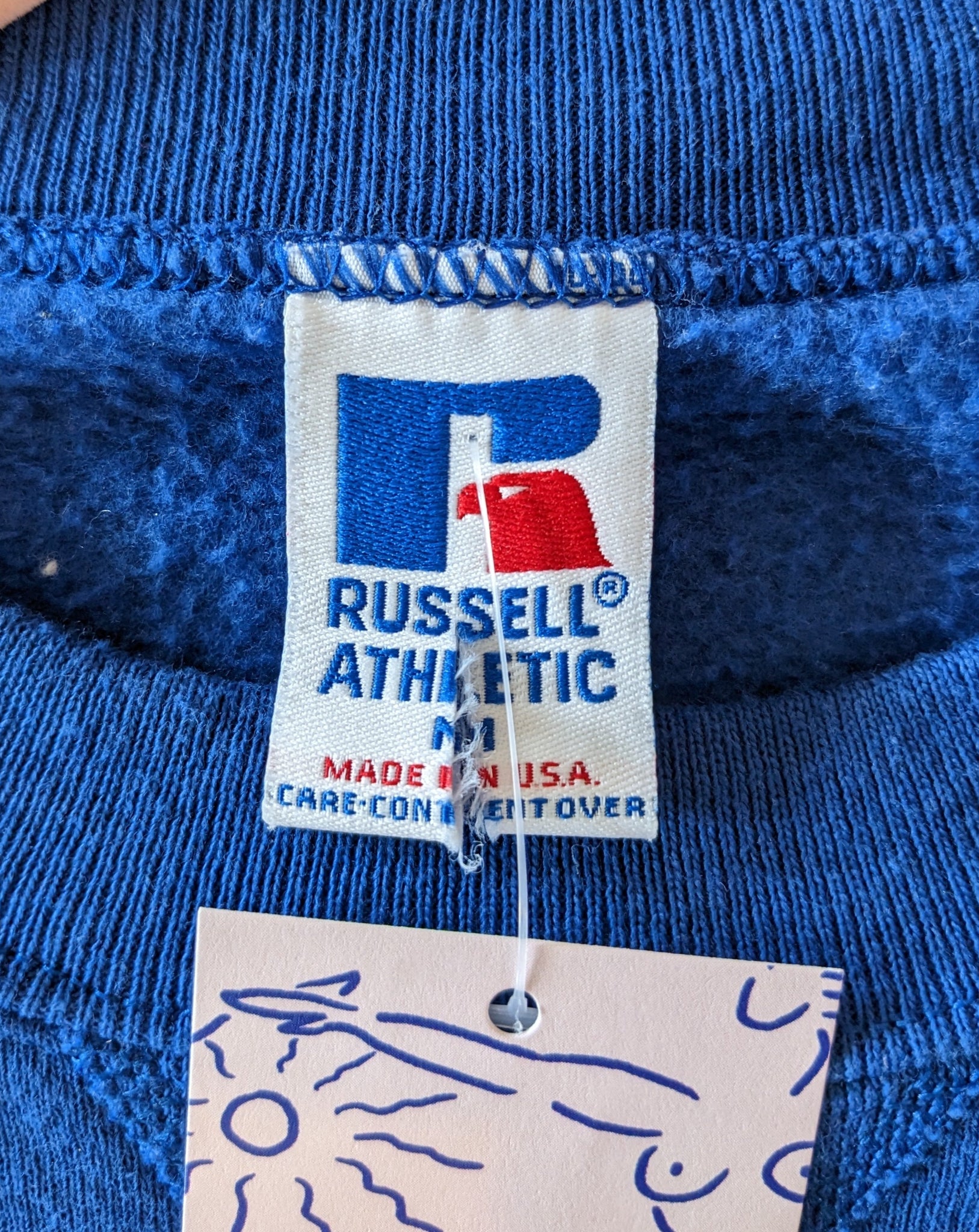 Vintage Blue Russell Crewneck