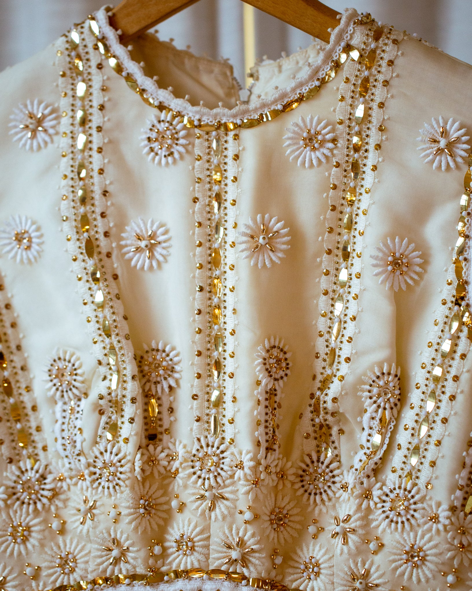 Vintage Couture Beaded Gown