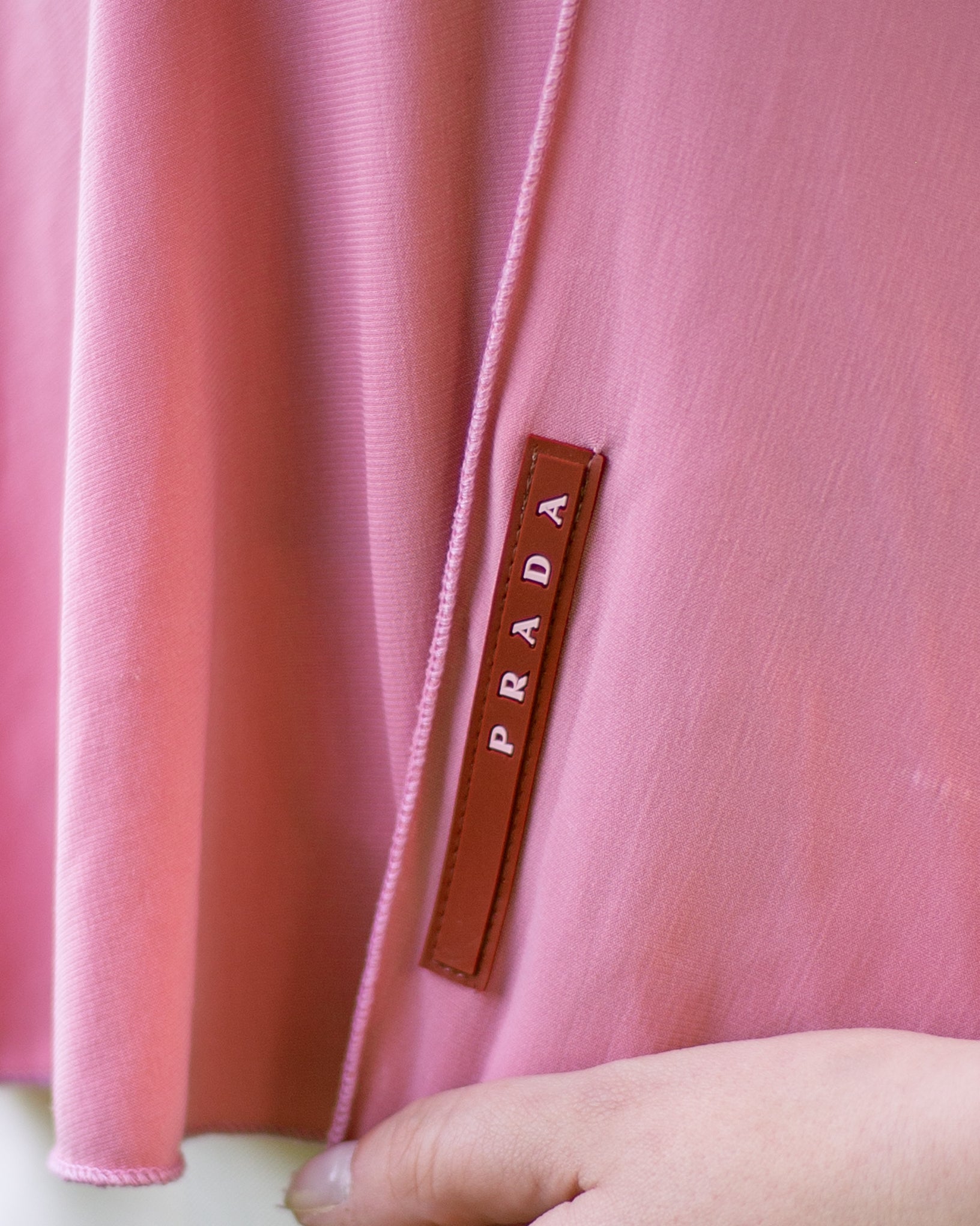 Designer Pink Tie-Back Halter Top (L/XL)