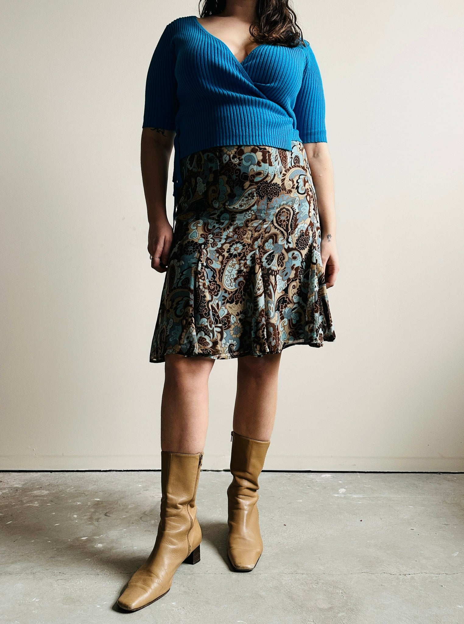 Sigrid Olsen Rayon Skirt (L)